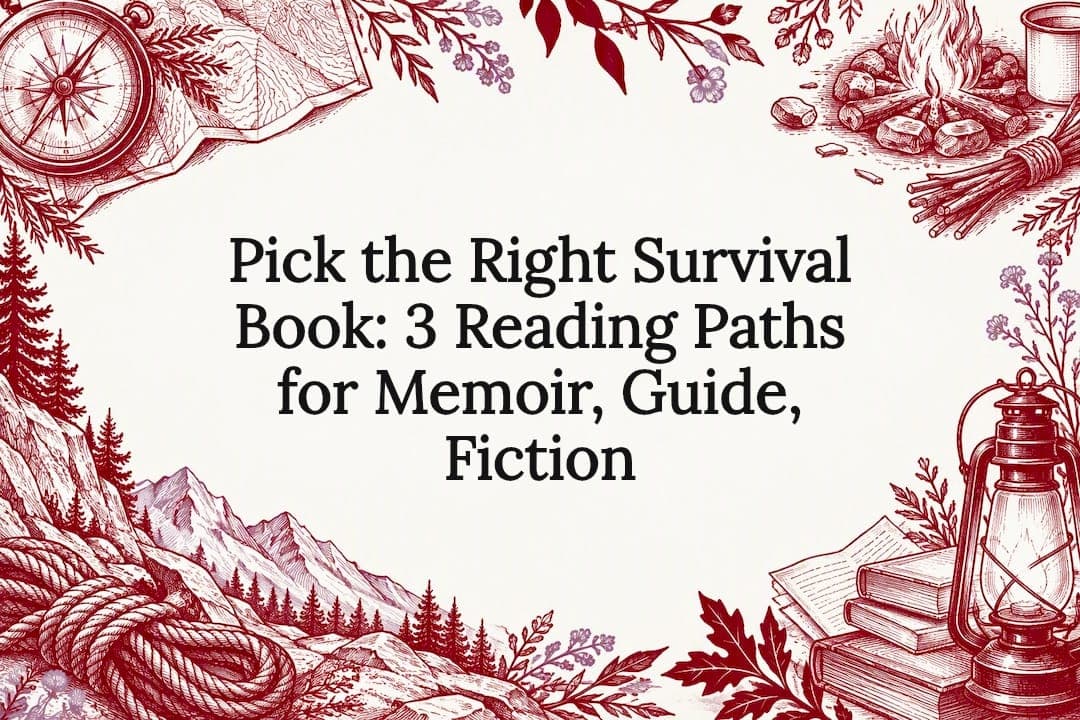 Pick the Right Survival Book: 3 Reading Paths for Memoir, Guide, Fiction